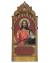 Lamina Jesus Cristo Bendicion Oro Oracion Souvenirs Italy 10x25cm - comprar online