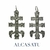 6 Dije Cruz Caravaca Crucifijo Religiosa Souvenirs Italy - tienda online