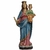 Estatua Virgen Auxiliadora Imagen Souvenir Italy 20cm