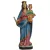 Estatua Virgen Auxiliadora Imagen Souvenir Italy 20cm