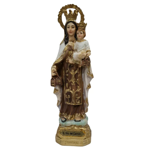 Estatua Virgen del Carmen 15cm Imagen  (italy)  ALCASATU