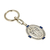 Llavero María Auxiliadora Oval Deco Azul Souvenirs Italy