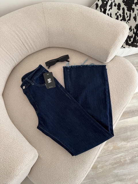 Jean oxford crop indigo - comprar online