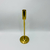 Castiçal Aço Inox Dourado 28cm - comprar online