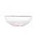 Bowl de coração de vidro borossolicato com borda dourada 12cm - Patricia Kelly Home Decor