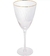 Conjunto 2 Taças de vidro para vinho com Borda Dourada Lines 400ml - Wolff - Patricia Kelly Home Decor
