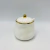 Açucareiro em Porcelana Branca com Esferas Douradas 9,9x9,5x10,3cm - comprar online