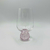 Taça Bubble Glass Esfera Transparente e Pink 540ml - comprar online