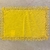Jogo americano retangular de linho com renda 35x50cm Amarelo
