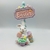 Enfeite Coelho em Resina com glitter placa Happy Easter Páscoa colorido 26cm - comprar online