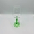 Taça Espiral Transparente e Verde 540ml