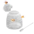 Meleira de Vidro Borossilicato com Tampa e Pegador Lovely Bee 470ml - Lyor - Patricia Kelly Home Decor