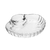 Petisqueira vidro com Divisória para Molho Shell 21,5x19,5x3,5cm Wolff - comprar online