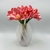 Vaso Decorativo Vidro Branco Ondas 18x12cm - comprar online