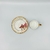 Xícara de chá + pires Mushrooms - Patricia Kelly Home Decor