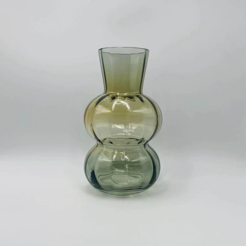 Vaso Vidro Verde 21x12cm