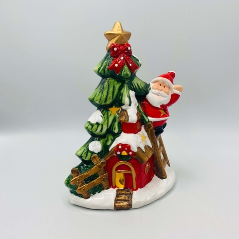 Árvore Decorativa Natalina Noel com Led 22x16cm