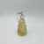 Anjo de Vidro Tipo Murano Transparente Dourado 16x8cm - comprar online