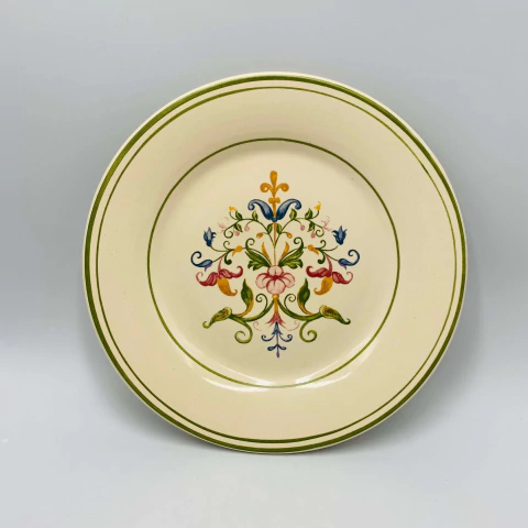 Prato de Sobremesa Florart Vintage 20,5cm- Luiz Salvador