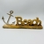 Escultura Decorativa Madeira Beach Âncora 38cm - comprar online