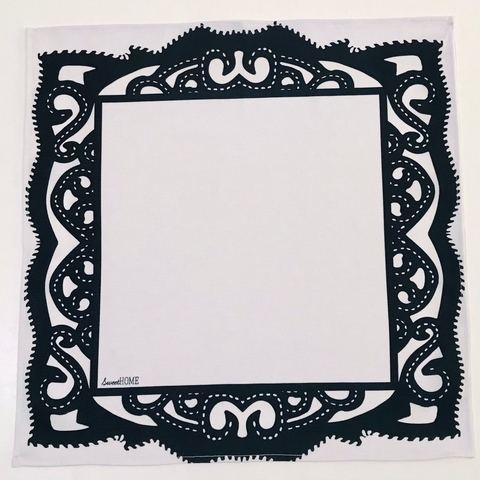 Guardanapo São João Western preto e branco