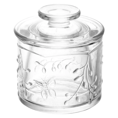 Manteigueira Francesa New Butterfly Lyor 9x9x9,8cm Cristal Lyor - comprar online