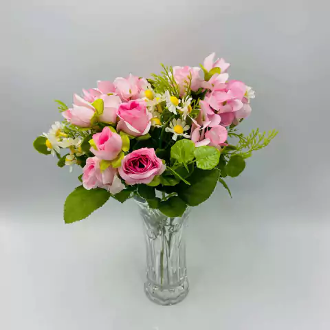 Buquê de Rosa Hortênsia Rosa