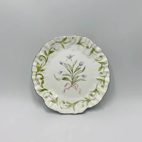 Prato sobremesa Dolce Fiore - Patricia Kelly Home Decor