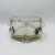Vaso em Vidro Transparente com Relevos Estilo Murano 19x16x9cm - Patricia Kelly Home Decor