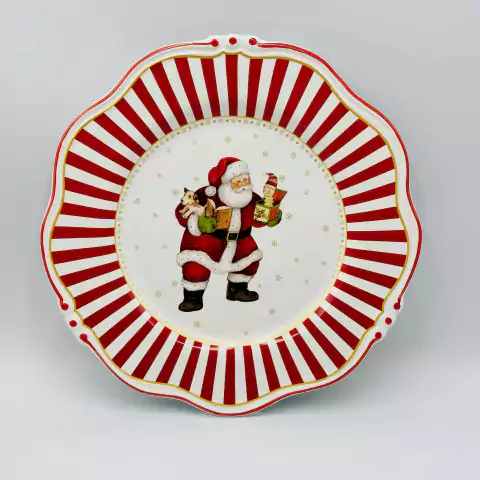 Prato Raso c/ Filete Christmas Charm - comprar online