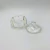 Potiche Decorativa de Cristal Transparente 10x10cm - loja online