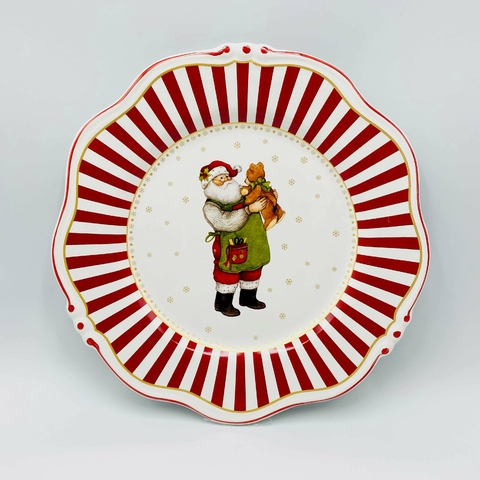 Prato Raso c/ Filete Christmas Charm