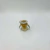 Imagem do Santa Vidro Tipo Murano Transparente com Dourado18x9cm
