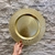 Sousplat de Plástico Primer Dourado Lyor 33cm - Patricia Kelly Home Decor
