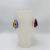 Vaso em Vidro Gelo Colors 23x12cm - comprar online