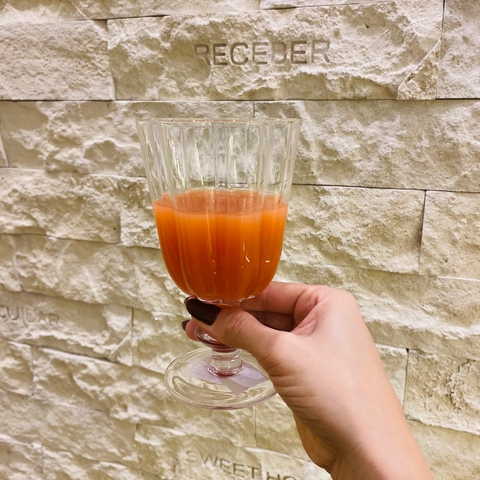 Taça Vinho Flower cristal 350ml