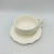 Xícara de Chá com Pires Lacet New Bone China Branca 200ml - Patricia Kelly Home Decor