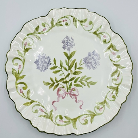 Prato Raso Dolce Fiore - Maison Blanche Laço Rosa