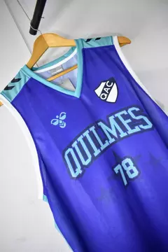Musculosa Beach Quilmes Azul Hummel 2024 en internet