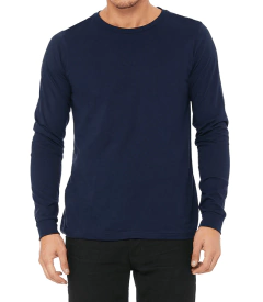 Remera Manga Larga - AZUL OSCURO