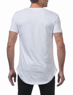 Remeron de Hombre Curvo - Blanco - Tees Factory | Fabrica de Indumentaria