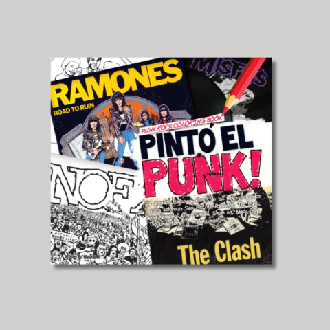 Pintó el Punk! Punk Rock coloring book - comprar online
