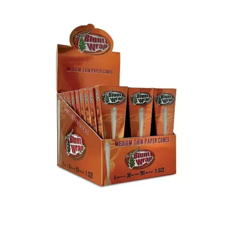 Blunt Wrap Medium Thin Paper Conos x3