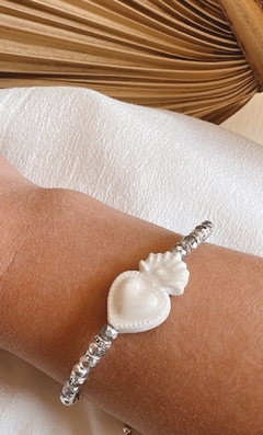 Pulsera Milagrito XL white - comprar online