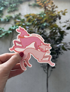 Sticker dogvibesonly XL transparente