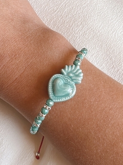 Pulsera Milagrito XL Aqua - comprar online