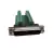 Adaptador macho DB25 com 25 vias, ideal para conexões de acessórios eletrônicos.