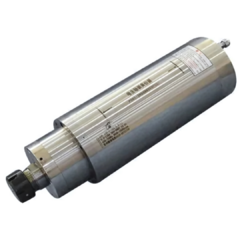 Motor spindle metálico cilíndrico 2.2 4.4KW à água ER20 380V para materiais duros
