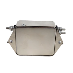 Filtro EMI supressor de ruído metálico com capacidade de 20A e tensão de 115/250V