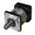 Redutor planetário para servo motor, com redução de 80:1, flange 80mm, e folga de 15 arcmin, mostrando o corpo e o eixo do redutor.